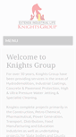 Mobile Screenshot of knightsgroup.ie