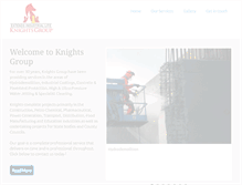 Tablet Screenshot of knightsgroup.ie